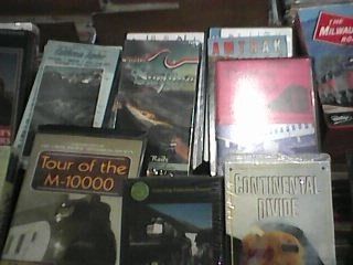 Fitas De Vídeo Vhs 38 Filmes Sobre Trens Vário Tipos